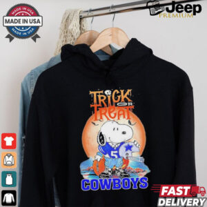 Official Trick Treat Snoopy Teams Dallas Cowboys Halloween Shirt