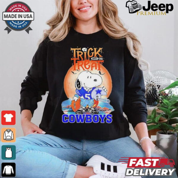 Official Trick Treat Snoopy Teams Dallas Cowboys Halloween Shirt