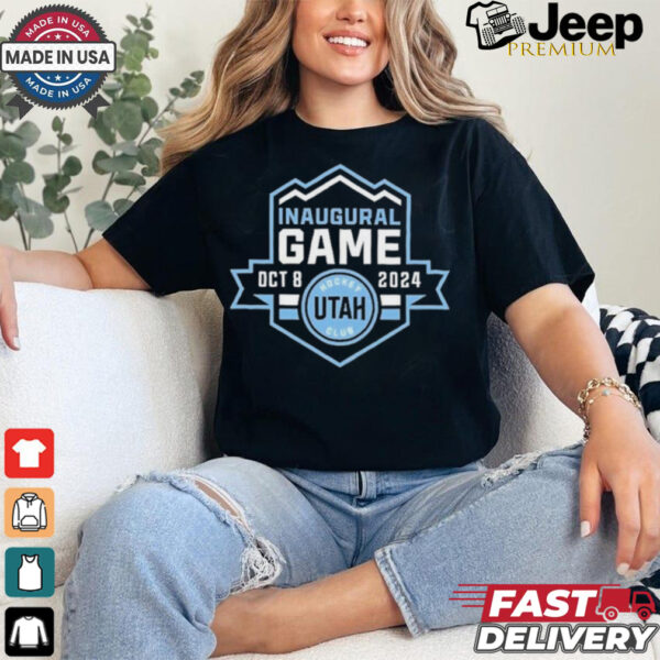 Official Utah Hockey 2024 Inaugural Game October 8, 2024 shirt