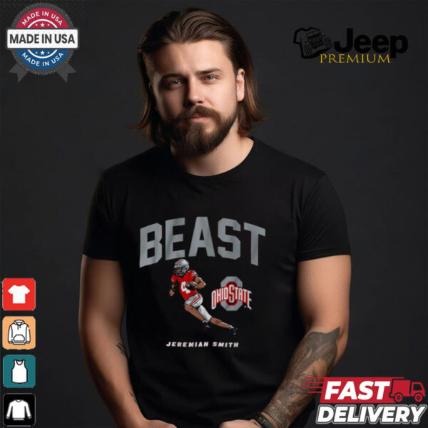 Ohio State Buckeyes Football Jeremiah Smith Beast t shirt