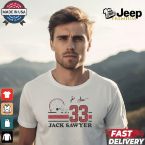 Ohio State Jack Sawyer #33 Signature Jersey Shirt