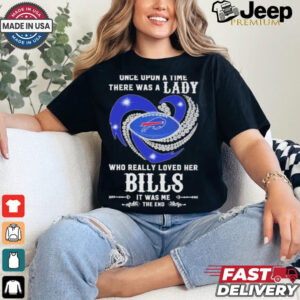 Once Upon A Time There Was A Lady Who Really Loved Her Buffalo Bills Diamonds Shirt