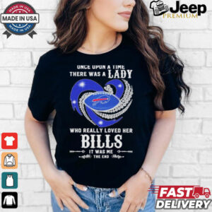 Once Upon A Time There Was A Lady Who Really Loved Her Buffalo Bills Diamonds Shirt