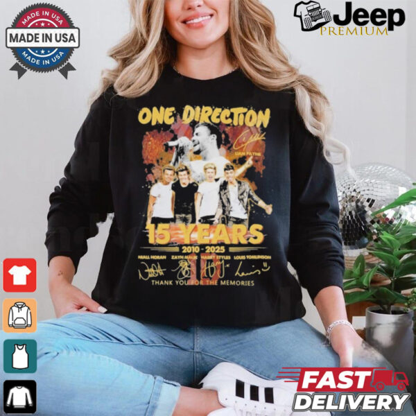 One Direction Liam Payne 15 Years 2010 2025 Thank You For The Memories T Shirt