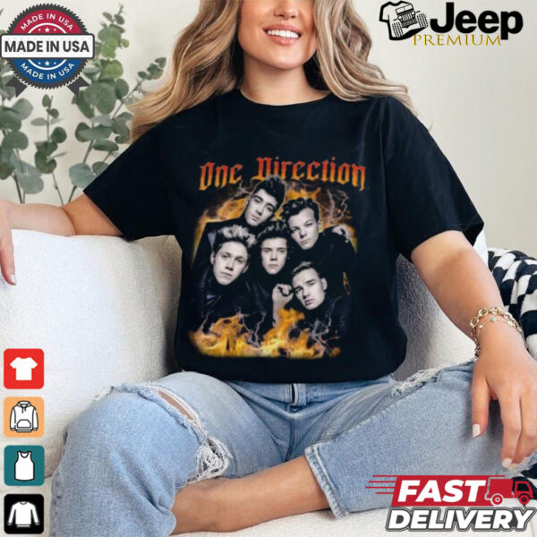 One Direction Music Band Graphic T Shirt