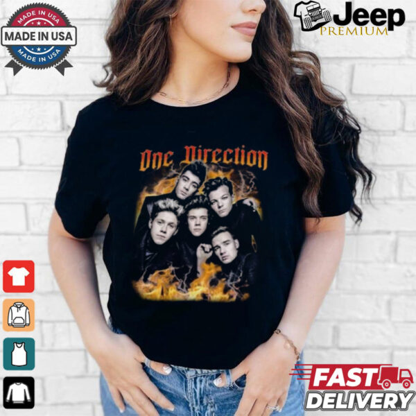 One Direction Music Band Graphic T Shirt