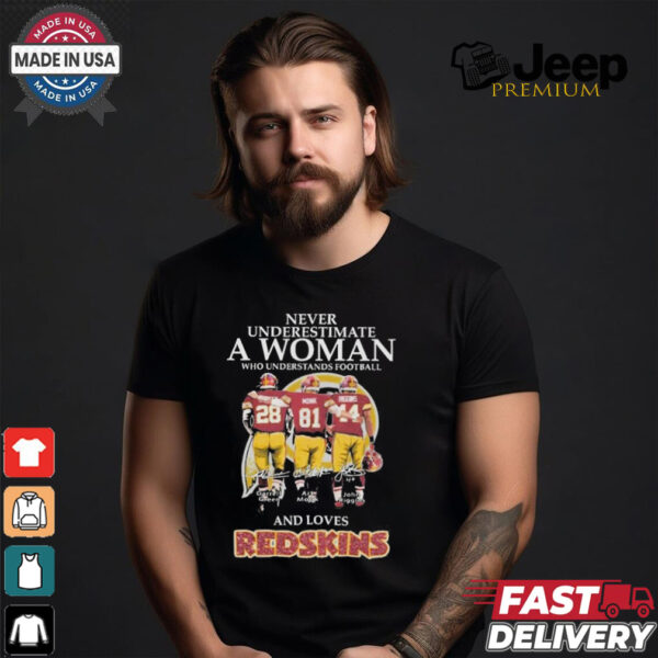 Original A Woman Who Understands Football And Loves Washington Redskins 2024 Shirt