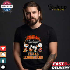 Peanuts Texas Longhorns fall it’s the most wonderful time of the year shirt