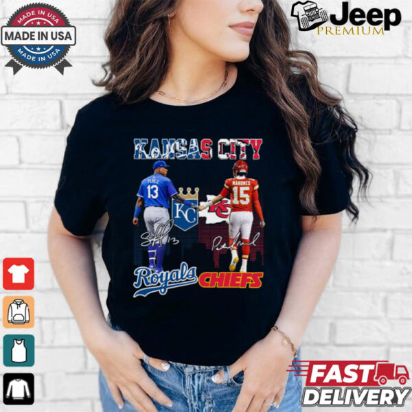 Perez Mahomes Royals Chiefs Shirt