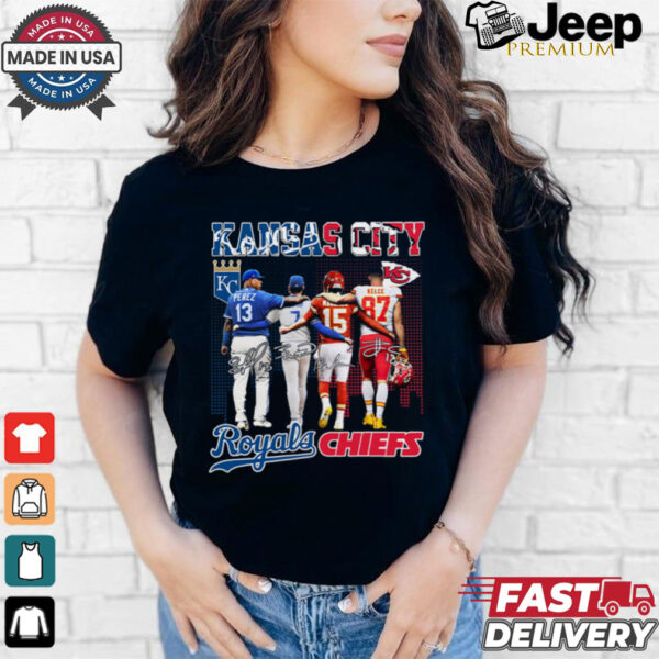 Perez Witt Jr Mahomes Kelce Royals Chiefs Shirt