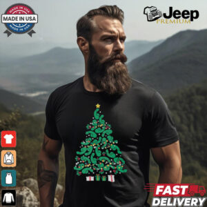 Phallic Funny Christmas Tree T Shirt