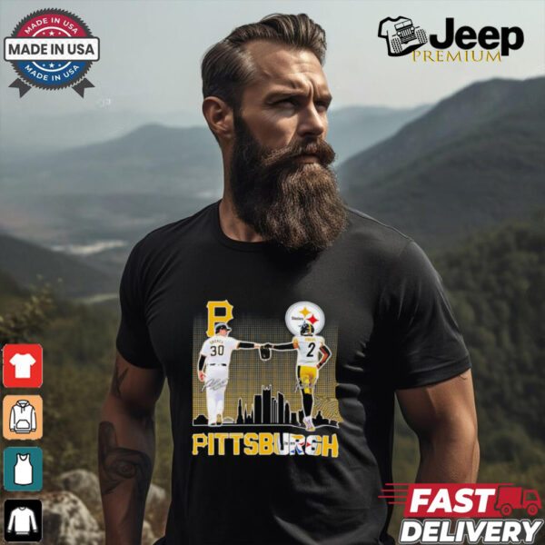 Pittsburgh Pirates Paul Skenes x Pittsburgh Steelers Justin Fields shirt