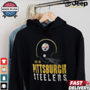 Pittsburgh Steelers Nike Black Helmet Essential T Shirt