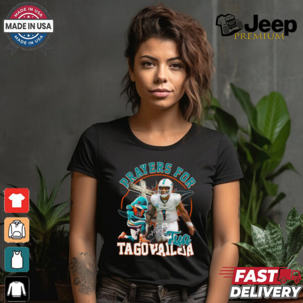 Prayers for tua tagovallua Dolphins shirt