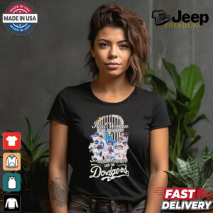 Real Women Love Baseball Smart Women Love The Los Angeles Dodgers X World Series Shirt