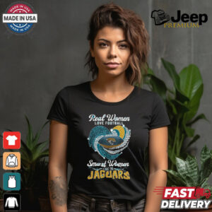 Real Women Love Football Smart Women Love The Jacksonville Jaguars Heart Diamond 2024 shirt