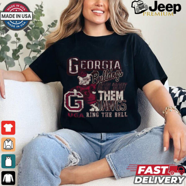 Red Georgia Bulldogs Washed Vault T Shirt