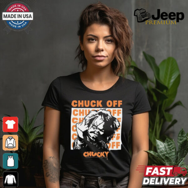 Riot Society Chucky Chuck Off Halloween 2024 Painting t shirt