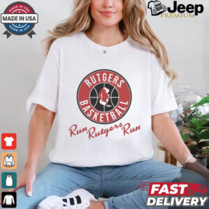 Run Rutgers Run Basketball Vintage t shirt