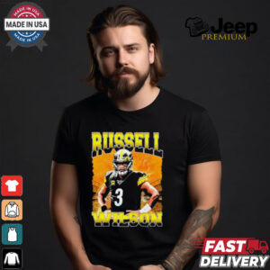 Russell Wilson 03 Pittsburgh Steelers football graphic shirt