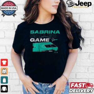 Sabrina Ionescu Called Game from the Logo Shirt