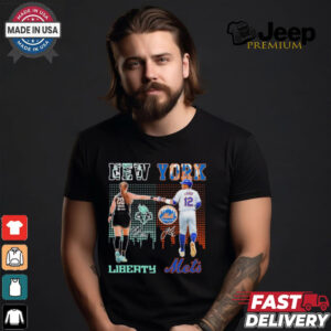 Sabrina Ionescu New York Liberty X Francisco Lindor New York Mets Shirt