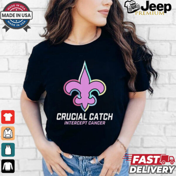 Saints Crucial Catch Intercept Cancer Shirt