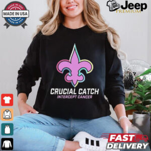 Saints Crucial Catch Intercept Cancer Shirt