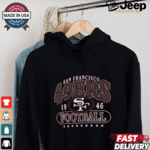 San Francisco 49ers Fanatics Heather Scarlet Official Retro Tri Blend T Shirt