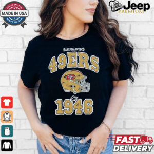 San Francisco 49ers x Aleali May Black T Shirt