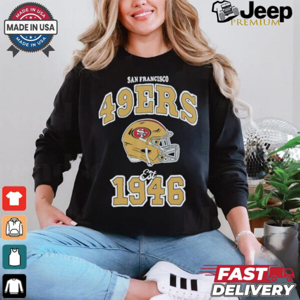 San Francisco 49ers x Aleali May Black T Shirt