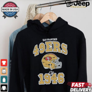 San Francisco 49ers x Aleali May Black T Shirt