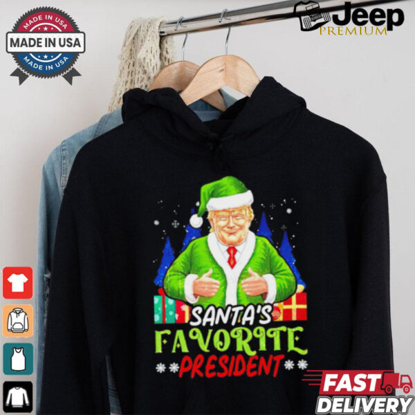 Santa’s Favorite President Funny Trump Christmas shirt