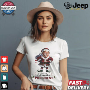 Santa’s favorite president elf Trump Christmas shirt