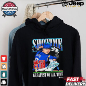 Shohei ohtani 50 50 design 1 blue shirt