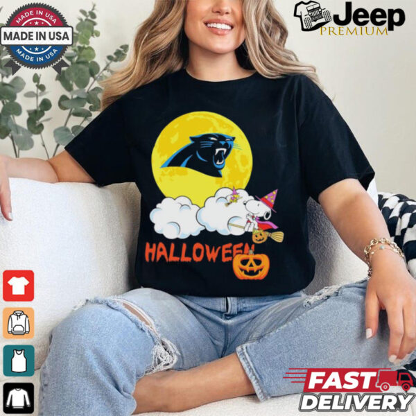 Snoopy Carolina Panthers NFL Halloween 2024 Shirt