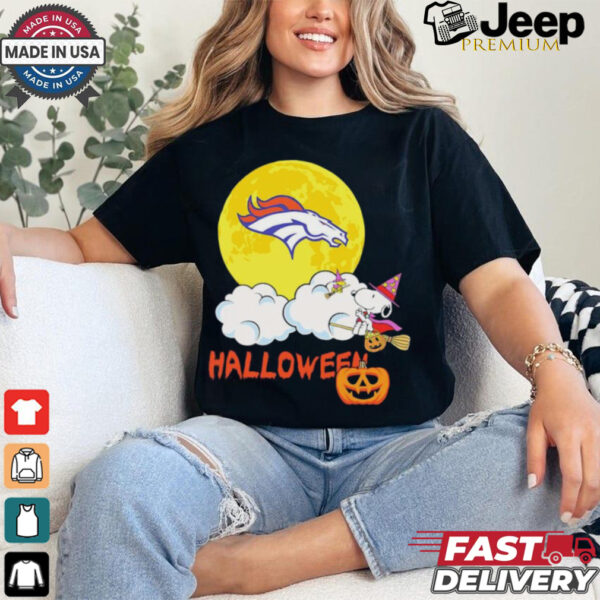 Snoopy Denver Broncos NFL Halloween 2024 Shirt