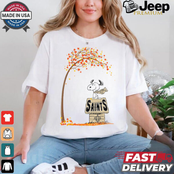 Snoopy Fall New Orleans Saints T Shirt