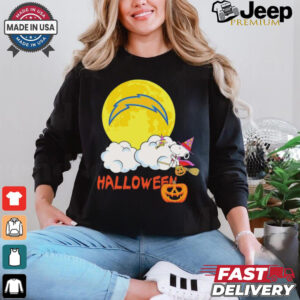 Snoopy Los Angeles Chargers NFL Halloween 2024 Shirt