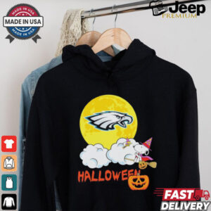 Snoopy Philadelphia Eagles NFL Halloween 2024 Shirt