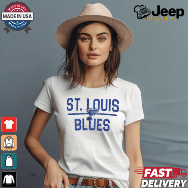 St. Louis Blues Starter Mesh Look Team Name Logo Pullover shirt