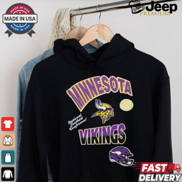 Standard Black Minnesota Vikings Turn It Up Drop Shoulder