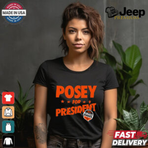 Steven Leandres Posey For President Sfgiants t shirt