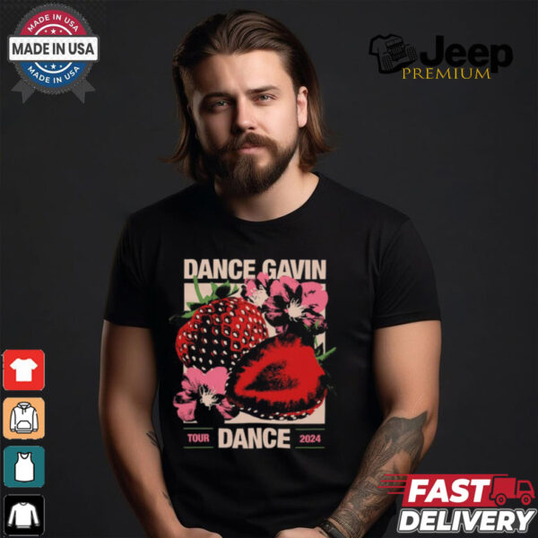 Strawberry Blossom Tour   Black T Shirt