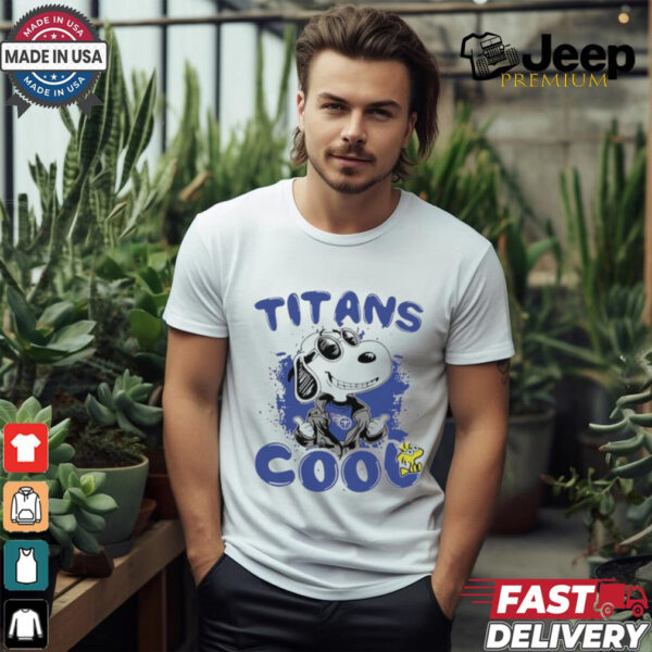 Tennessee Titans NFL Team Snoopy Joe Cool T Shirt