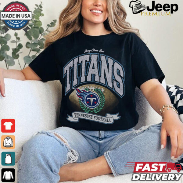 Tennessee Titans Stoney Clover Lane x '47 Black Glitter Rocker Retro Tubular T Shirt