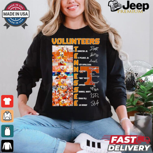 Tennessee Volunteers name and signature photo shirt