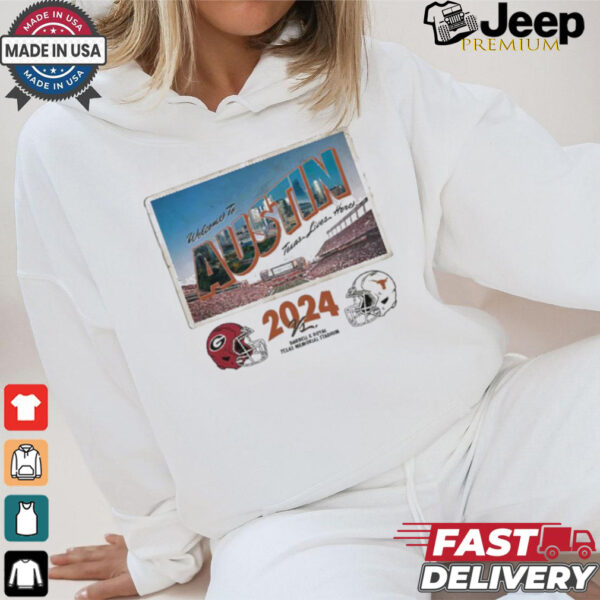 Texas Longhorns 2024 Georgia Gameday Austin Postcard Shirt