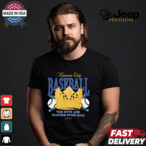 The Boys Are Playin’ Some Ball MLB Kansas City Royals October vintage Crown 2024 t shirt