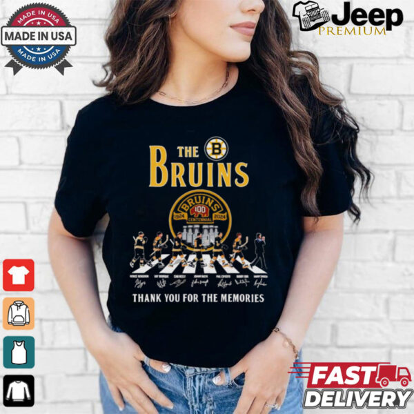 The Bruins 100 years 1924 2024 Centennial players Shirt